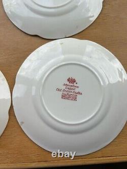 Johnson Brothers Old Britain Castles Pink 21 Pc Red Mark Bowls, Plates, Cups