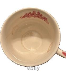 Johnson Brothers Old Britain Castles Pink 21 Pc Red Mark Bowls, Plates, Cups