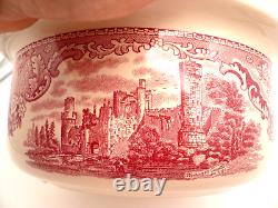 Johnson Brothers Old Britain Castles Pink 2 Qt Round Covered Casserole Dish