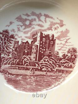 Johnson Brothers Old Britain Castles Pink Centerpiece Bowl 10 Blarney Castle