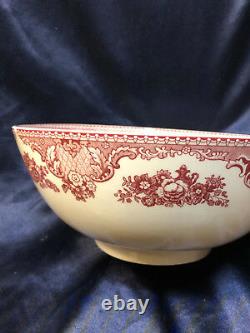 Johnson Brothers Old Britain Castles Pink Centerpiece Bowl 10 Blarney Castle