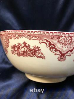 Johnson Brothers Old Britain Castles Pink Centerpiece Bowl 10 Blarney Castle