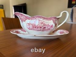 Johnson Brothers Old Britain Castles Pink China Set