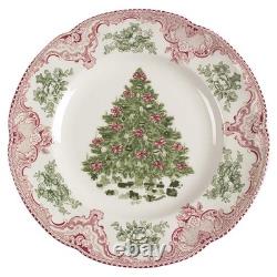 Johnson Brothers Old Britain Castles Pink Christmas Dinner Plate 5443243