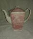Johnson Brothers Old Britain Castles Pink Coffee Pot / Made In England