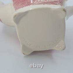 Johnson Brothers Old Britain Castles Pink Coffee / Teapot Pink No Crown England