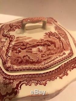 Johnson Brothers Old Britain Castles Pink Crown Made In England Teapot & Lid
