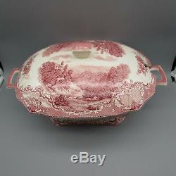 Johnson Brothers Old Britain Castles Pink Large Soup Tureen