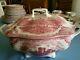 Johnson Brothers Old Britain Castles Pink Soup Tureen Made In England