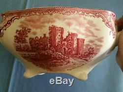 Johnson Brothers Old Britain Castles Pink Soup Tureen Made in England