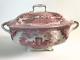 Johnson Brothers Old Britain Castles Pink Soup Tureen With Lid Rayland Castle