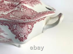 Johnson Brothers Old Britain Castles Pink Soup Tureen with Lid Rayland Castle