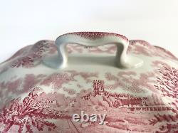 Johnson Brothers Old Britain Castles Pink Soup Tureen with Lid Rayland Castle