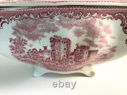 Johnson Brothers Old Britain Castles Pink Soup Tureen with Lid Rayland Castle