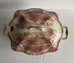 Johnson Brothers Old Britain Castles Soup Tureen Pink