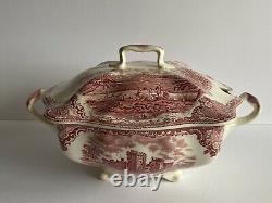 Johnson Brothers Old Britain Castles Soup Tureen Pink