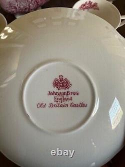 Johnson Brothers Old Britian Castles 13 Piece Tea Set with original box