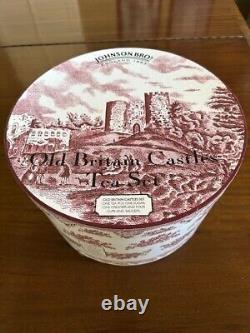 Johnson Brothers Old Britian Castles 13 Piece Tea Set with original box