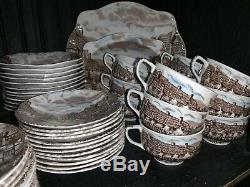 Johnson Brothers Olde English Countryside 12 Place Setting Set Serving Pieces