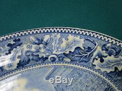 Johnson Brothers Oval Tray 12 X 9 Willow Blue Ware Broadway Ny Historic Blue