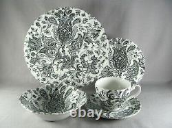 Johnson Brothers Paisley Black Service for 4 Dinnerware, 20 Piece Set