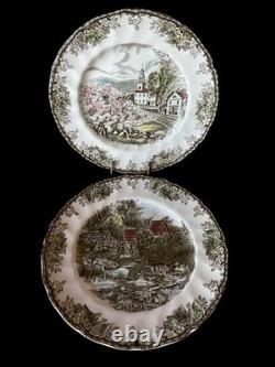Johnson Brothers Plates The Friendly Village 12 Different Designs Excellent