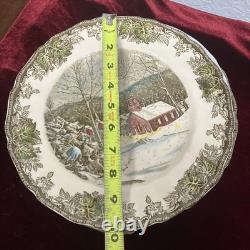Johnson Brothers Plates The Friendly Village The School House Set Of 10