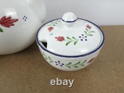 Johnson Brothers Provincial (Smooth Edge) Tea Set Teapot Creamer Sugar