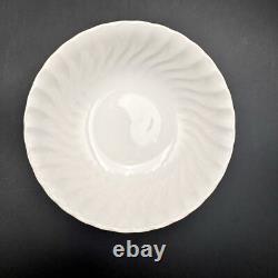 Johnson Brothers REGENCY 5 7/8 Coupe Cereal Bowls SET/3 England White Swirl VTG