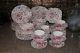Johnson Brothers Rose Chintz Pink Dinnerware 75 Pcs Made In England