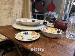 Johnson Brothers Rare Nicole pattern, 8 Pasta Bowls, 8 SoupCereal Bowl, 6 saucer