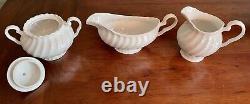 Johnson Brothers Regency Dinner Set w Serving, Sugar bowl, Creamer, Gravy Boat