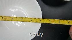 Johnson Brothers Regency White round Coupe Cereal Bowls Swirl Ironstone England