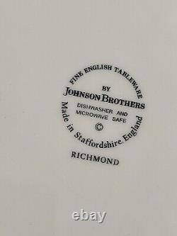 Johnson Brothers Richmond White Dinner Plates Set Of 4