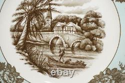 Johnson Brothers River Scenes (4) Dinner Plates, 10 3/4