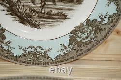 Johnson Brothers River Scenes (4) Dinner Plates, 10 3/4