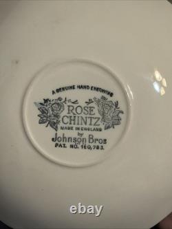 Johnson Brothers Rose Chintz 25 Pieces 4 Pc Place Setting Service for 5+ USA