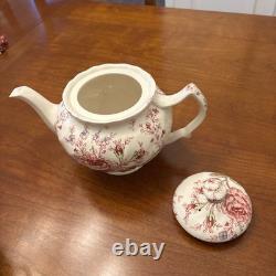 Johnson Brothers Rose Chintz 5 Pcs Coffe Set (Creamer, sugar and Coffee Pot)