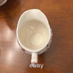 Johnson Brothers Rose Chintz 5 Pcs Coffe Set (Creamer, sugar and Coffee Pot)