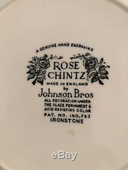 Johnson Brothers Rose Chintz China 41 Pieces