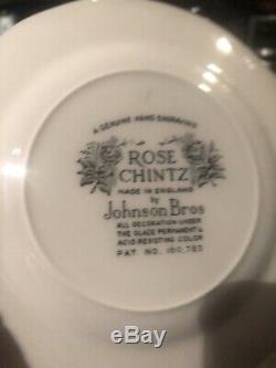Johnson Brothers Rose Chintz China 41 Pieces