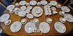 Johnson Brothers Rose Chintz China 90 Pieces