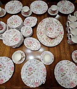 Johnson Brothers Rose Chintz China 90 Pieces