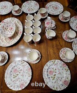 Johnson Brothers Rose Chintz China 90 Pieces