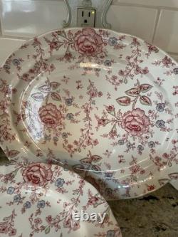 Johnson Brothers Rose Chintz Dinner Plates Set 72 Piece Set