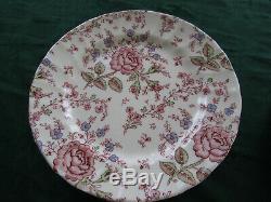 Johnson Brothers Rose Chintz Dinnerware 26 pcs England