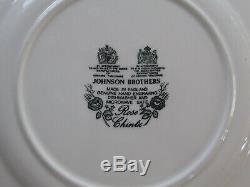 Johnson Brothers Rose Chintz Dinnerware 26 pcs England