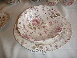 Johnson Brothers Rose Chintz Dinnerware England