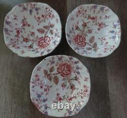 Johnson Brothers Rose Chintz Ironstone made in England Set 24 Pieces Lot! Read