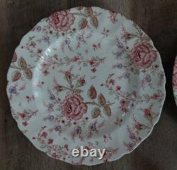 Johnson Brothers Rose Chintz Ironstone made in England Set 24 Pieces Lot! Read